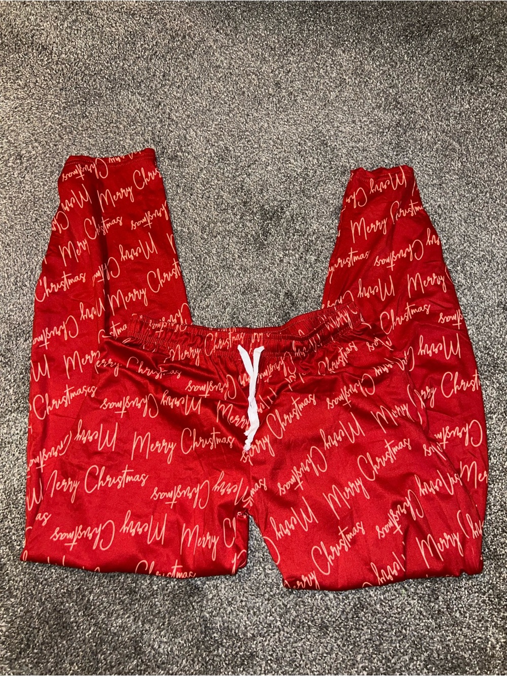 Women’s Red 'Merry Christmas' Pajama Pants